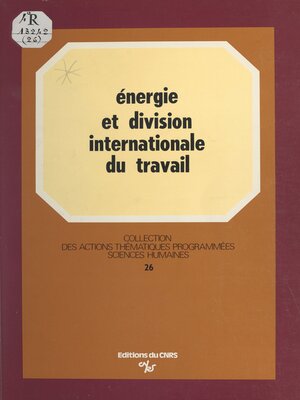 cover image of Énergie et division internationale du travail